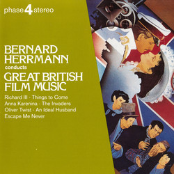 Bernard Herrmann Conducts Great British Film Music Soundtrack (Various ) - CD cover