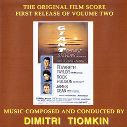 Giant Soundtrack (Dimitri Tiomkin) - CD cover