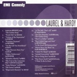 Songs and Sketches from the Hal Roach Films Soundtrack (Laurel & Hardy) - CD Back cover