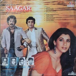 Saagar Soundtrack (Javed Aktar, Various Artists, Rahul Dev Burman) - CD Back cover