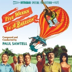 The Lost World/Five Weeks in a Balloon Soundtrack (Paul Sawtell, Bert Shefter) - CD cover