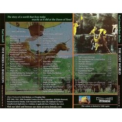 The Lost World/Five Weeks in a Balloon Soundtrack (Paul Sawtell, Bert Shefter) - CD Back cover