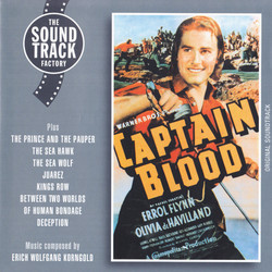 Captain Blood Soundtrack (Erich Wolfgang Korngold) - CD cover