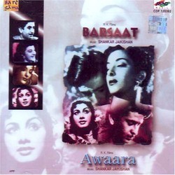 Barsaat and Awaara Soundtrack (Shailendra , Shankar Jaikishan, Hasrat Jaipuri, Jalal Malihabadi, Ramesh Shastri) - CD cover