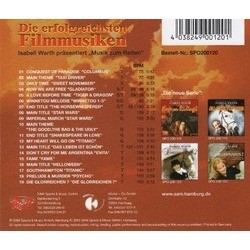 Isabell Werth prsentiert: Die erfolgreichsten Filmmusiken, Vol. 1 Soundtrack (Various Artists) - CD Back cover