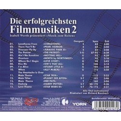 Isabell Werth prsentiert - Die erfolgreichsten Filmmusiken, Vol. 2 Soundtrack (Various Artists) - CD Back cover