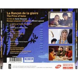 La Ranon de la gloire Soundtrack (Michel Legrand) - CD Back cover
