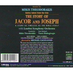 The Story of Jacob and Joseph Soundtrack (Mikis Theodorakis) - CD Back cover