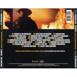 Chicago Fire Season 2 Soundtrack (Atli rvarsson) - CD Back cover