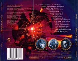 Treasure Planet Soundtrack (James Newton Howard) - CD Back cover