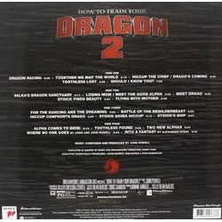 How to Train Your Dragon 2 Soundtrack (John Powell) - CD Back cover