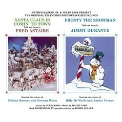 Santa Claus is Comin' to Town / Frosty the Snowman Soundtrack (Fred Astaire, Jules Bass, Maury Laws) - CD cover