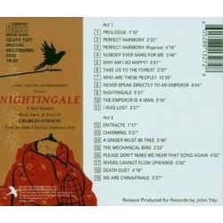 Nightingale Soundtrack (Charles Strouse, Charles Strouse) - CD Back cover