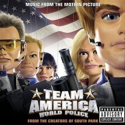 Team America: World Police Soundtrack (Various Artists, Harry Gregson-Williams) - CD cover