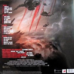 Godzilla Soundtrack (Alexandre Desplat) - CD Back cover