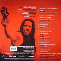 Machete Kills Soundtrack (Various Artists, Robert Rodriguez, Carl Thiel) - CD Back cover