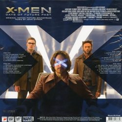 X-Men: Days of Future Past Soundtrack (John Ottman) - CD Back cover