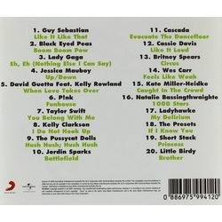 Nickelodeon: Kids' Choice Awards 2009 Soundtrack (Various Artists) - CD Back cover