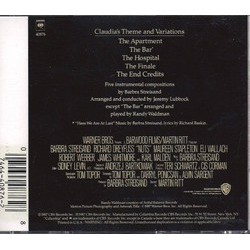Nuts Soundtrack (Barbra Streisand) - CD Back cover