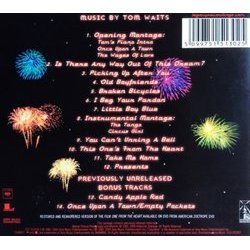 One from the Heart Soundtrack (Crystal Gayle, Tom Waits) - CD Back cover