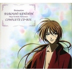 Rurouni Kenshin: Meiji Kenkaku Roman Tan - Complete CD-Box Soundtrack (Various Artists, Noriyuki Asakura, Taku Iwasaki, Tar Iwashiro) - CD cover