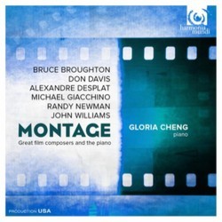 Montage: Great Film Composers and the Piano Soundtrack (Bruce Broughton, Gloria Cheng, Don Davis, Alexandre Desplat, Michael Giacchino, Randy Newman, Johnny Williams) - CD cover