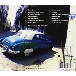 Buena Vista Social Club Soundtrack (Various Artists) - CD Back cover