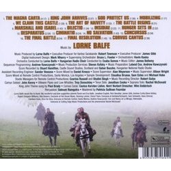 Ironclad Soundtrack (Lorne Balfe) - CD Back cover