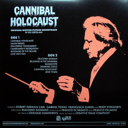 Cannibal Holocaust Soundtrack (Riz Ortolani) - CD Back cover