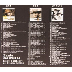 The Dollars Trilogy Soundtrack (Ennio Morricone) - CD Trasero