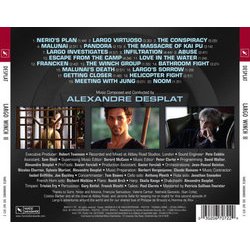Largo Winch II Soundtrack (Alexandre Desplat) - CD Back cover