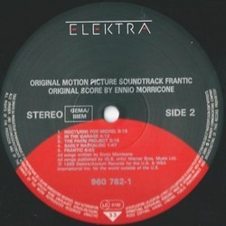 Frantic Soundtrack (Ennio Morricone) - cd-inlay