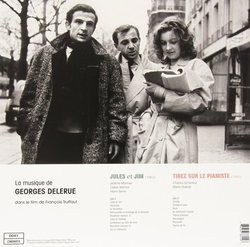 Jules et Jim / Tirez sur le Pianiste Soundtrack (Georges Delerue) - CD Back cover