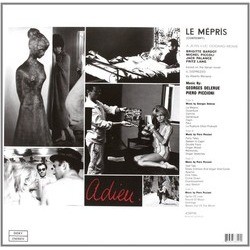 Le Mpris Soundtrack (Georges Delerue, Piero Piccioni) - CD Back cover