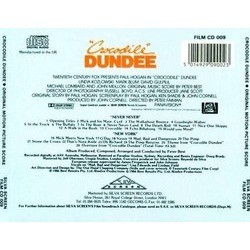 Crocodile Dundee Soundtrack (Peter Best) - CD Trasero