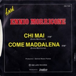 Le Professionnel / Maddalena Soundtrack (Ennio Morricone) - CD Back cover