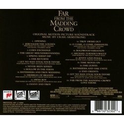 Far From the Madding Crowd Soundtrack (Craig Armstrong) - CD Back cover