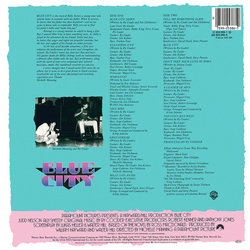 Blue City Soundtrack (Various Artists, Ry Cooder) - CD Back cover