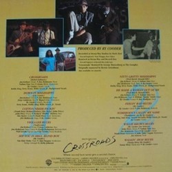 Crossroads Soundtrack (Various Artists, Ry Cooder) - CD Back cover