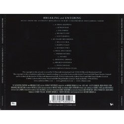 Breaking and Entering Soundtrack ( Underworld, Gabriel Yared) - CD Back cover
