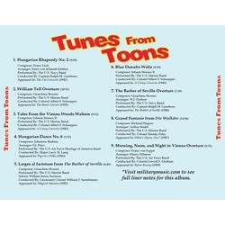Tunes From Toons Soundtrack (Various Artists) - CD Back cover