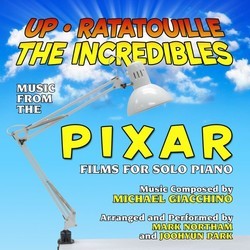 Music From the Pixar Films for Solo Piano Soundtrack (Michael Giacchino, Mark Northam, Joohyun Park) - CD cover
