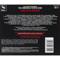 The Seahawk Soundtrack (Erich Wolfgang Korngold) - CD Back cover