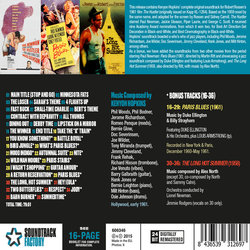 The Hustler Soundtrack (Kenyon Hopkins) - CD Back cover