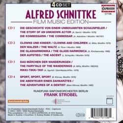 Alfred Schnittke: Film Music Edition Soundtrack (Alfred Schnittke) - CD Back cover