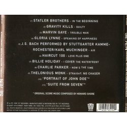 Se7en Soundtrack (Various Artists, Howard Shore) - CD Achterzijde