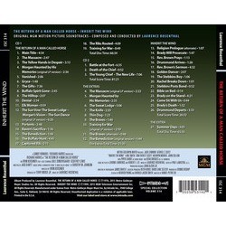 The Return of a Man Called Horse / Inherit The Wind Soundtrack (Laurence Rosenthal) - CD Back cover