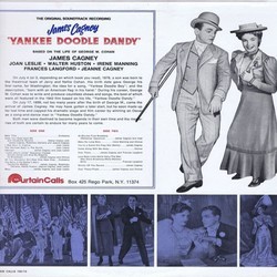 Yankee Doodle Dandy Soundtrack (Original Cast, George M. Cohan, Ray Heindorf, Heinz Roemheld) - CD Back cover