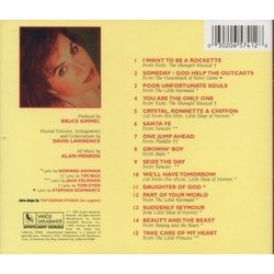 The Alan Menken Album Soundtrack (Various Artists, Alan Menken, Debbie Shapiro Gravitte) - CD Trasero