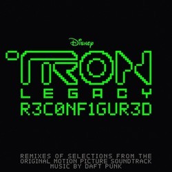 TRON: Legacy R3conf1gur3D Soundtrack (Various Artists, Daft Punk) - CD cover